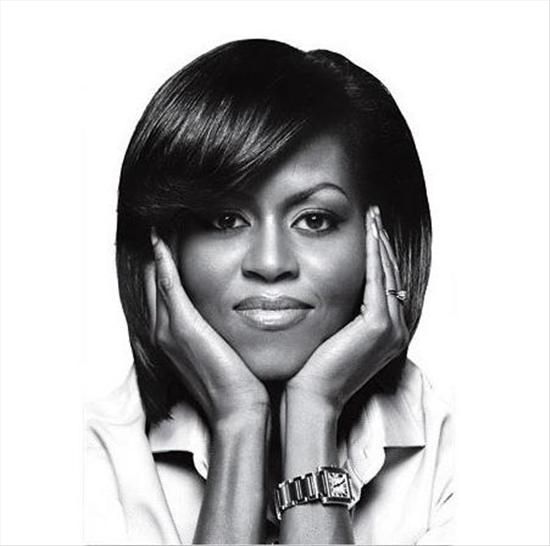 550x546 important figures in watch history michelle obama - Michelle Obama Drawing