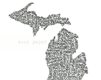 340x270 on etsy - Michigan Drawing