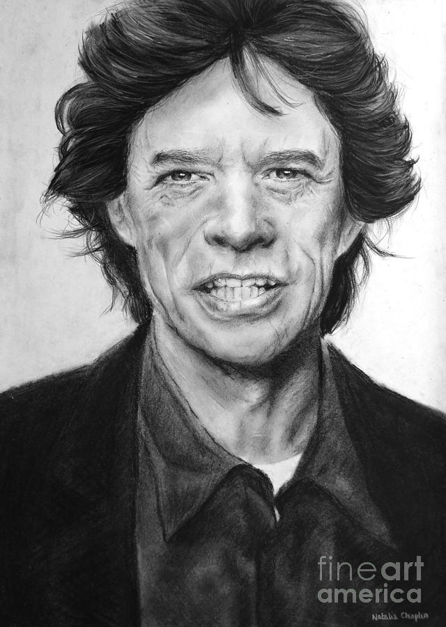 640x900 mick jagger drawing - Mick Jagger Drawing
