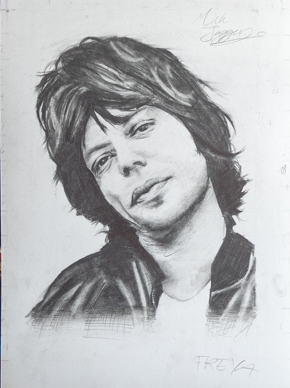 1200x1609 mick jagger print - Mick Jagger Drawing
