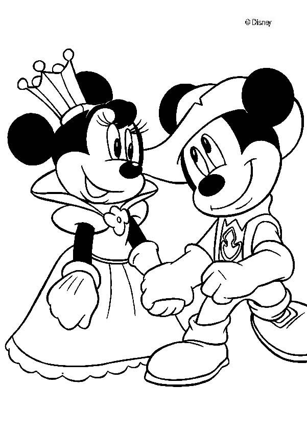 601x850 mickey mouse coloring pages, drawing for kids, kids crafts - Mickey And Minnie Drawing