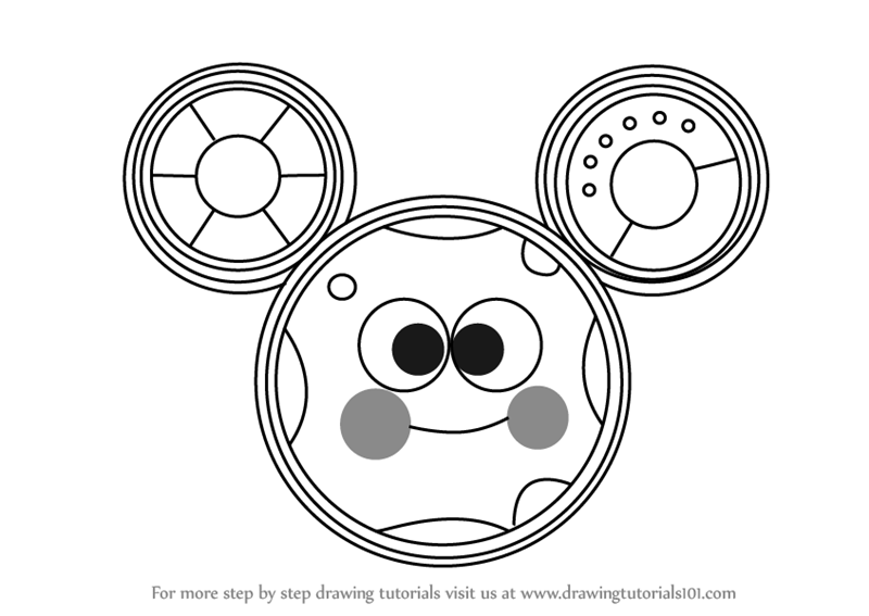 800x567 Learn How To Draw Toodles From Mickey Mouse Clubhouse - Mickey Drawing