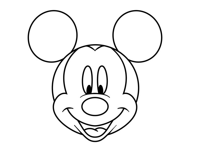 800x625 Mickey Mouse Drawing Pictures Az Coloring Pages Sketch Coloring - Mickey Drawing