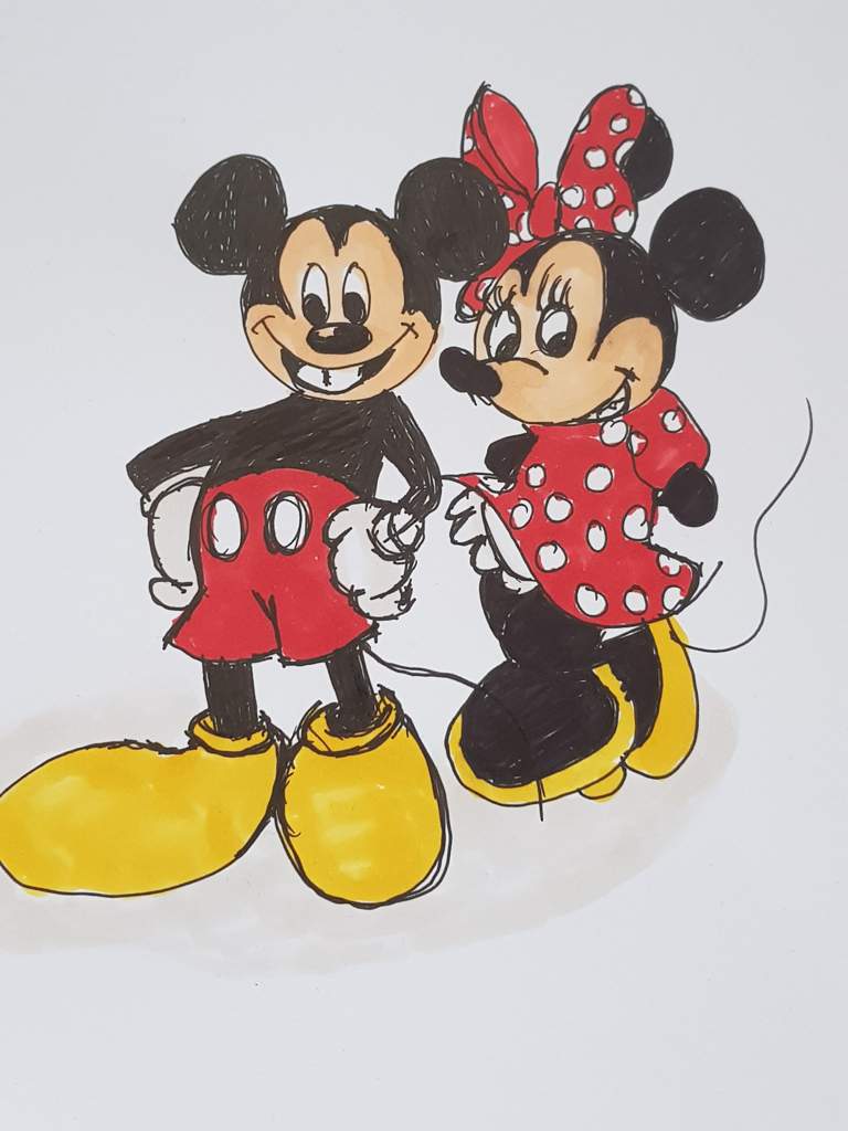 Mickey Minnie Drawing at PaintingValley.com | Explore collection of ...