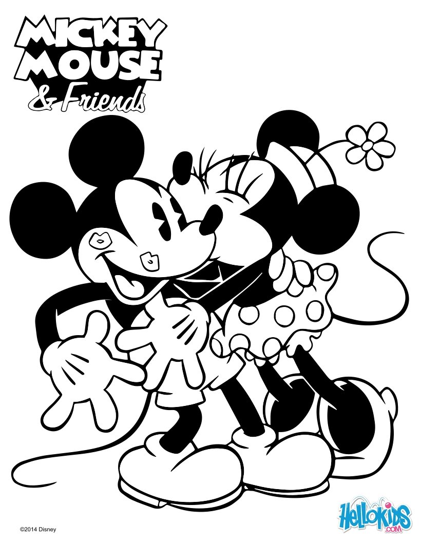 820x1060 minnie mouse coloring pages, drawing for kids, kids crafts - Mickey Minnie Drawing