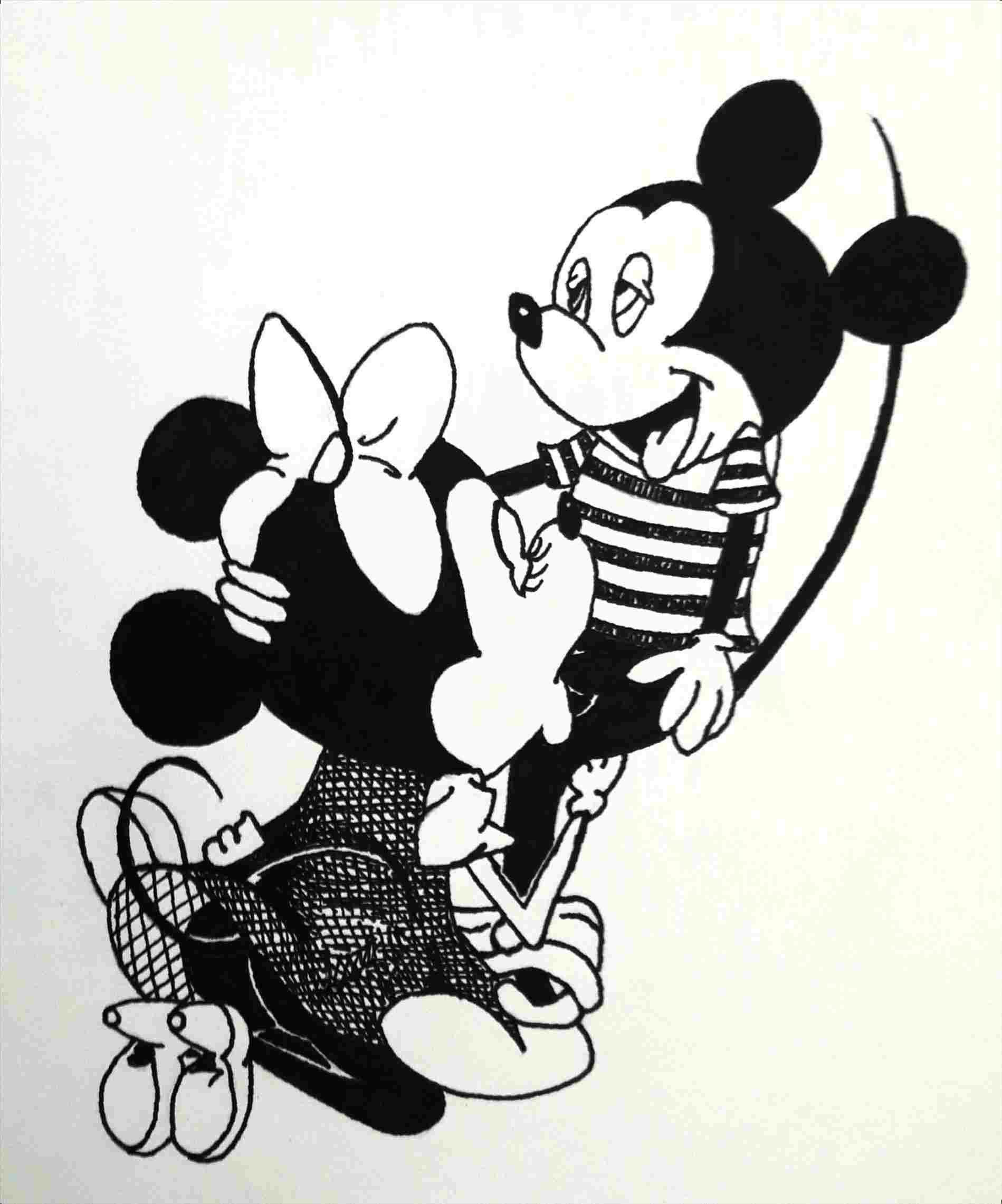 Mickey Minnie Drawing At Paintingvalleycom Explore