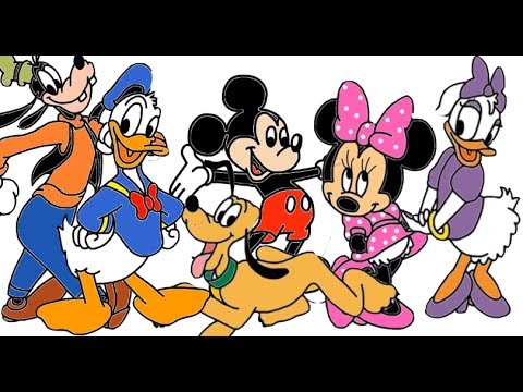 480x360 How To Draw Disney's Mickey Mouse Clubhouse Characters Compilation - Mickey Mouse And Friends Drawing