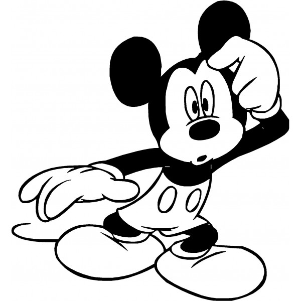 Mickey Mouse Black And White Mickey Mouse Clipart Black And...
