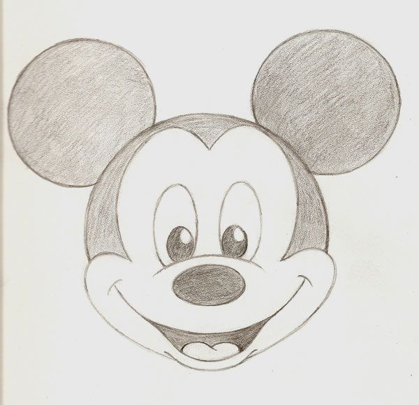 600x580 mickey mouse drawing art ideas and help mickey mouse drawings - Mickey Mouse Drawing