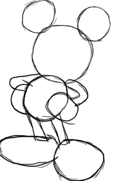 428x614 Cindelaras, Author - Mickey Mouse Drawing