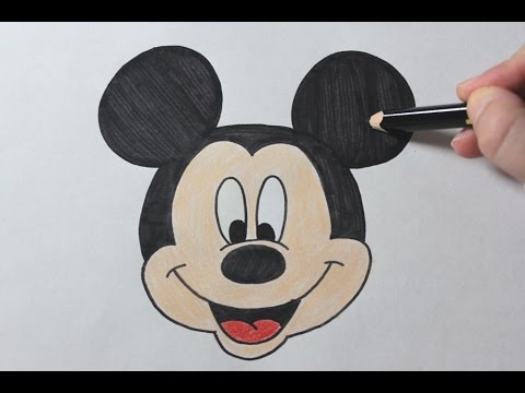 480x360 How To Draw Mickey Mouse - Mickey Mouse Drawing Easy
