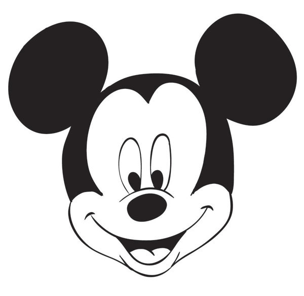 600x583 How To Draw Disney Characters Mickey Mouse - Mickey Mouse Drawing Easy