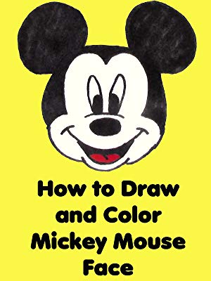 300x400 Watch How To Draw And Color Mickey Mouse Face Prime - Mickey Mouse Drawing Face