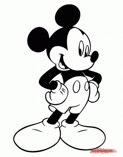 Mickey Mouse Drawing Face at PaintingValley.com | Explore collection of ...