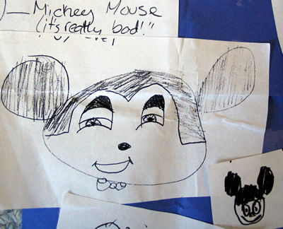 400x324 Kids Draw Mickey Mouse Michael Eakes - Mickey Mouse Drawing For Kids