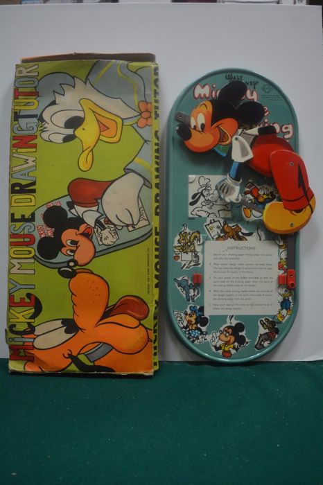466x700 Mickey Mouse Drawing Tutor, Original Game In A Tin - Mickey Mouse Drawing Games