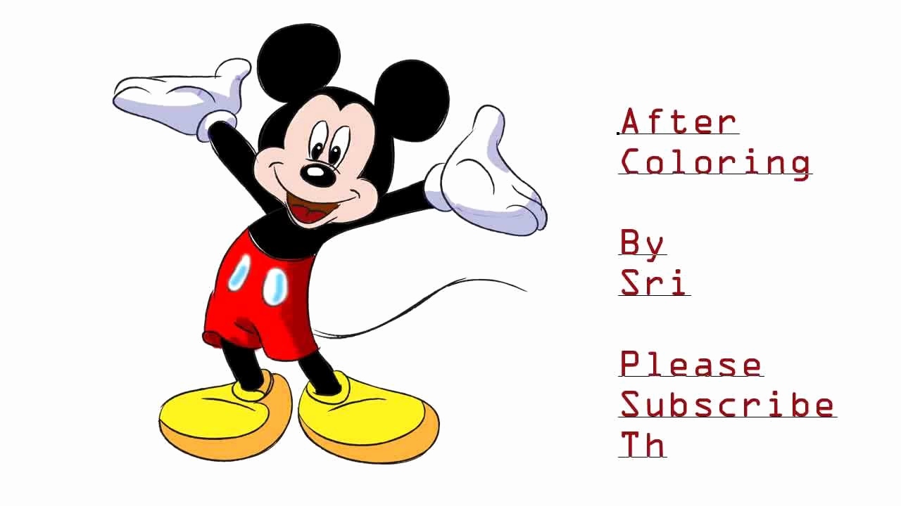 1280x720 sketches of mickey mouse fresh how to draw mickey mouse tutorial - Mickey Mouse Drawing Pictures