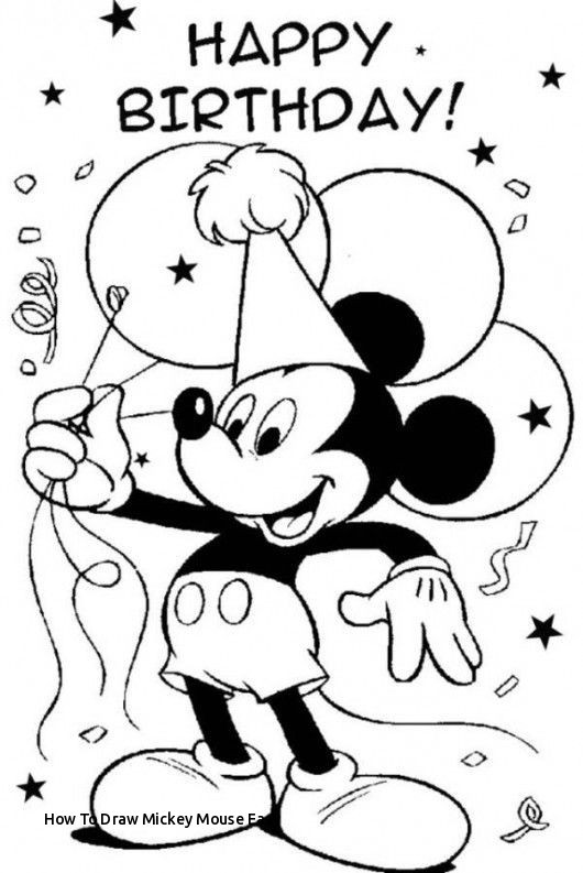 Mickey Mouse Drawing Step By Step at PaintingValley.com | Explore ...