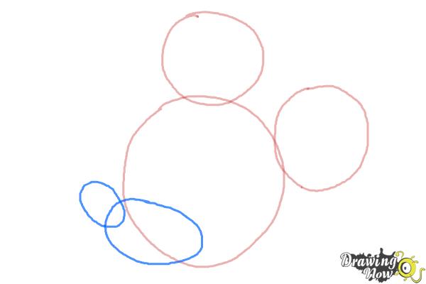 600x400 How To Draw Mickey Mouse Step - Mickey Mouse Drawing Step By Step