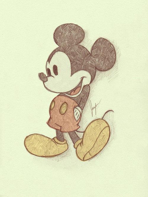 500x667 Cupcake Tumblr Discovered - Mickey Mouse Drawing Tumblr