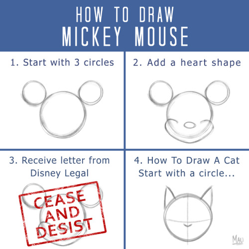 500x500 drawing disney mickey mouse artists on tumblr drawing tutorial - Mickey Mouse Drawing Tumblr