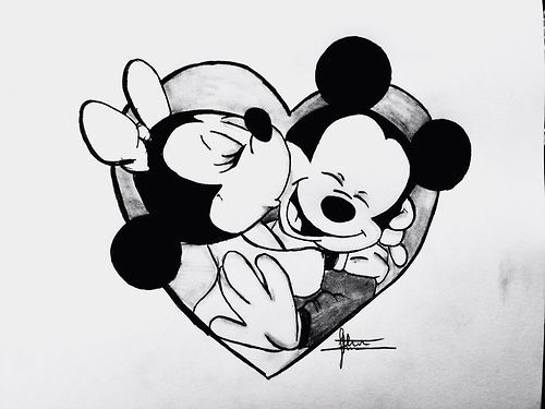500x375 Mickey Mouse Tumblr Discovered - Mickey Mouse Drawing Tumblr