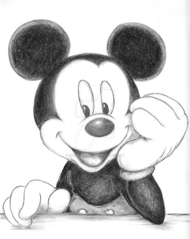 Mickey Mouse Drawings In Pencil at PaintingValley.com | Explore ...
