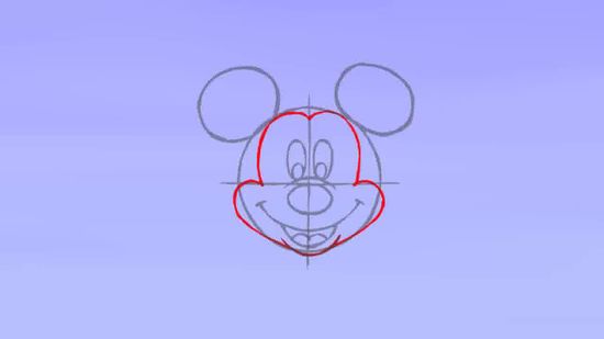 Mickey Mouse Ears Drawing