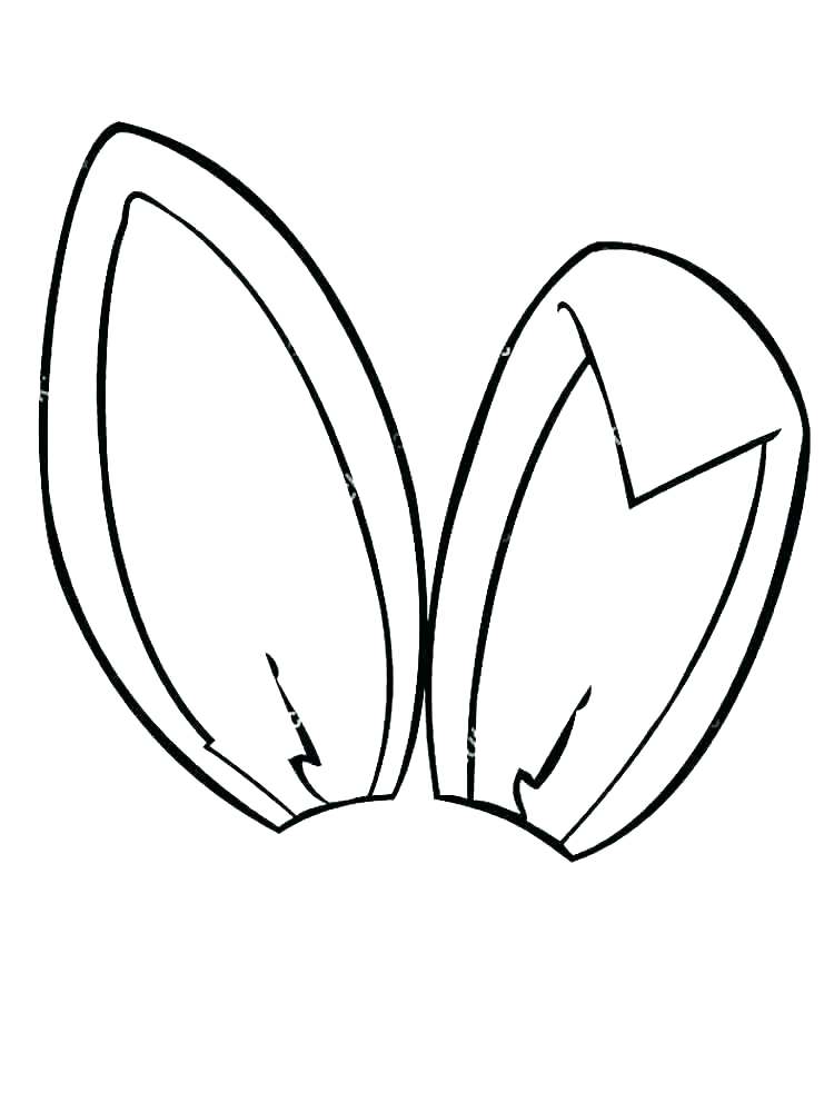750x1000 mickey mouse ears coloring - Mickey Mouse Ears Drawing