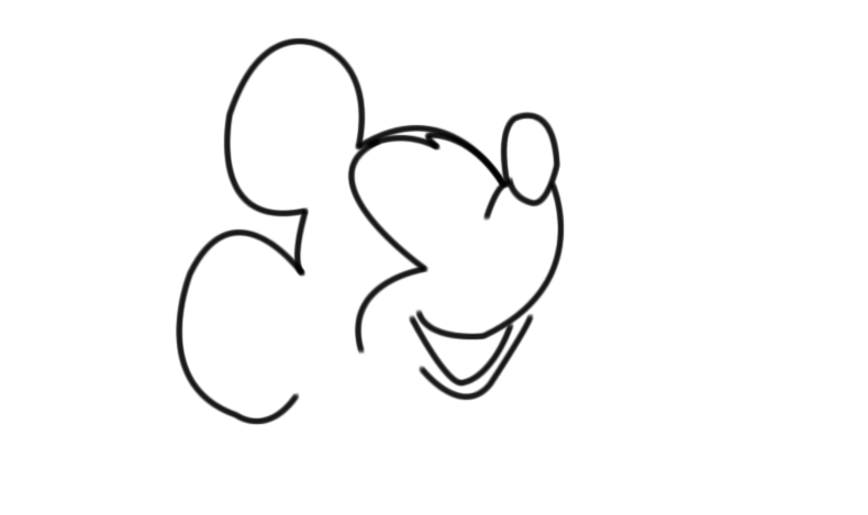 790x469 Art Of Sketches How To Draw Mickey Mouse In Simple Steps - Mickey Mouse Ears Drawing