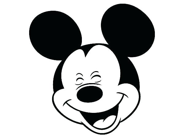 Mickey Mouse Face Drawing at PaintingValley.com | Explore collection of ...