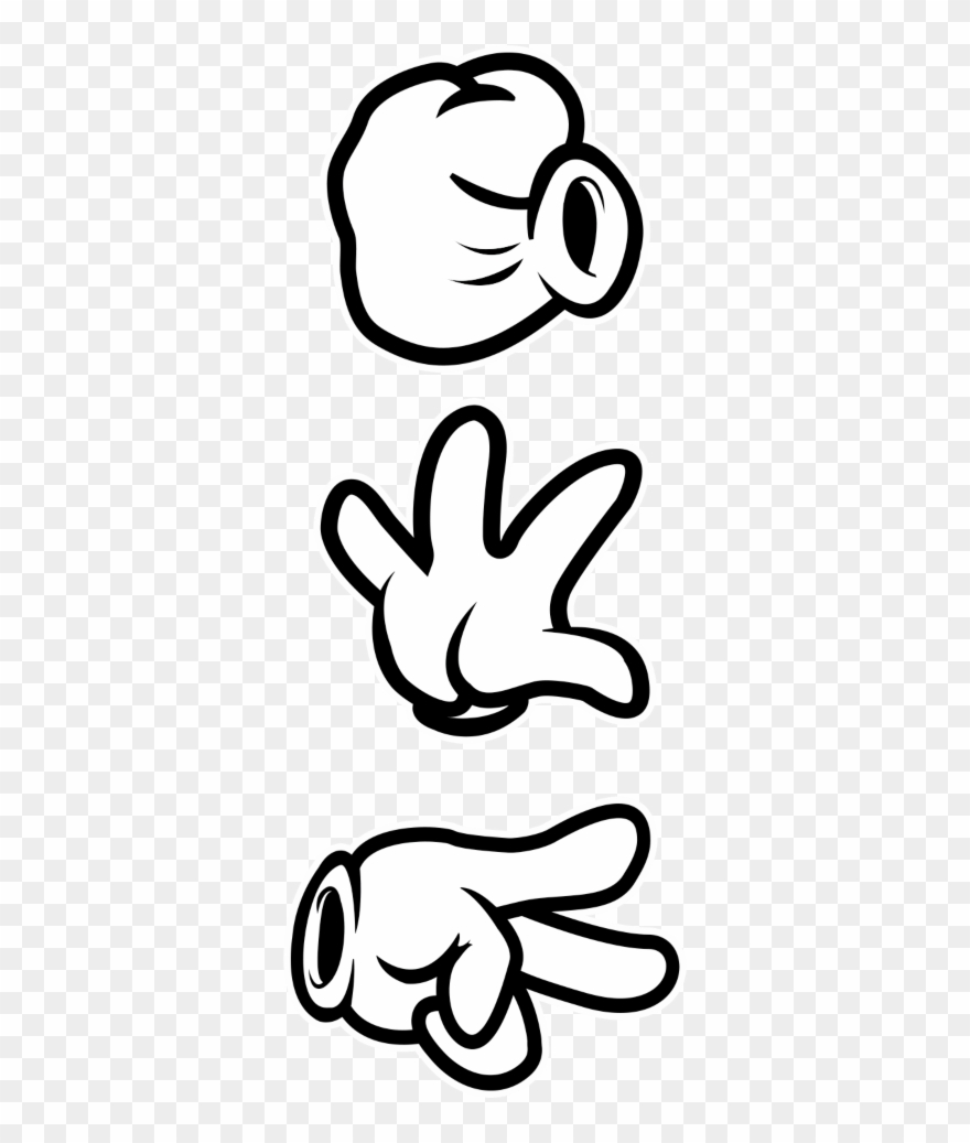 880x1037 Mickey - Mickey Mouse Hands Drawing