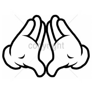 300x300 Drawn Mickey Mouse Hand - Mickey Mouse Hands Drawing