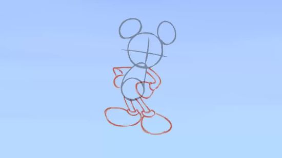 550x309 Ways To Draw Mickey Mouse Step - Mickey Mouse Images For Drawing