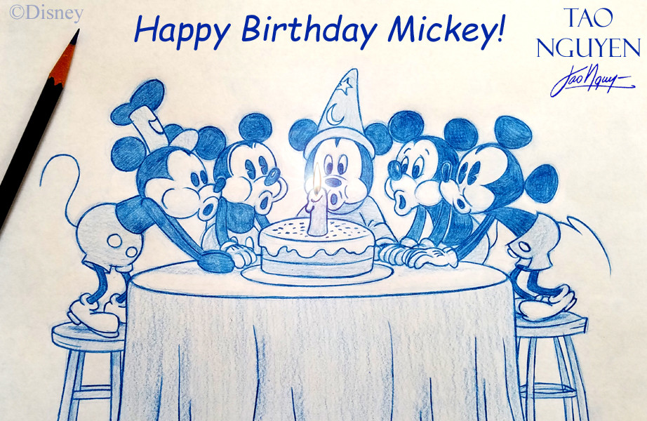 922x600 artstation - Mickey Mouse Images For Drawing