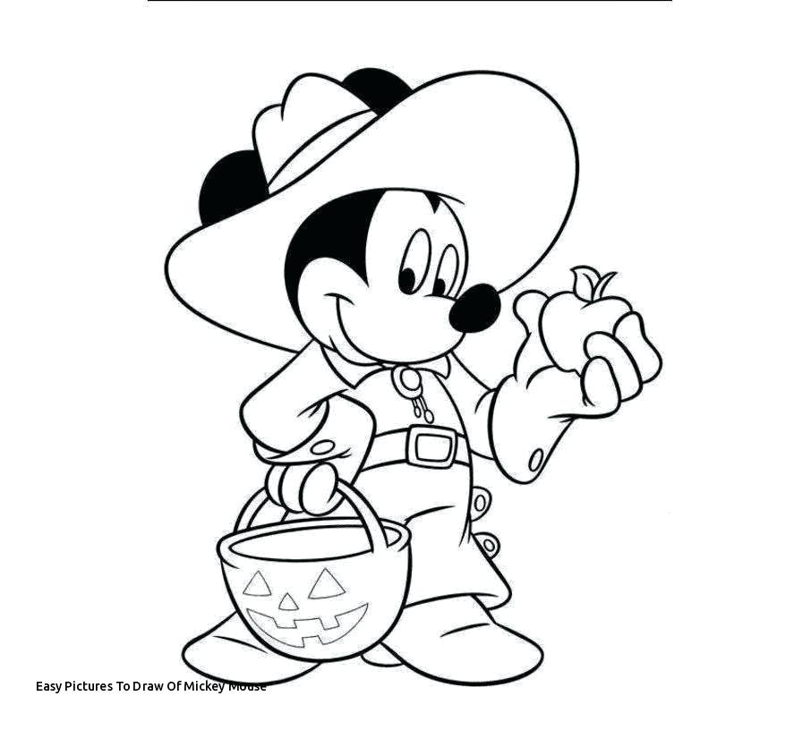 887x816 Mickey Mouse Cartoon Drawing Foodflash - Mickey Mouse Line Drawing