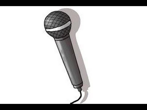 480x360 how to draw a microphone - Microphone Drawing