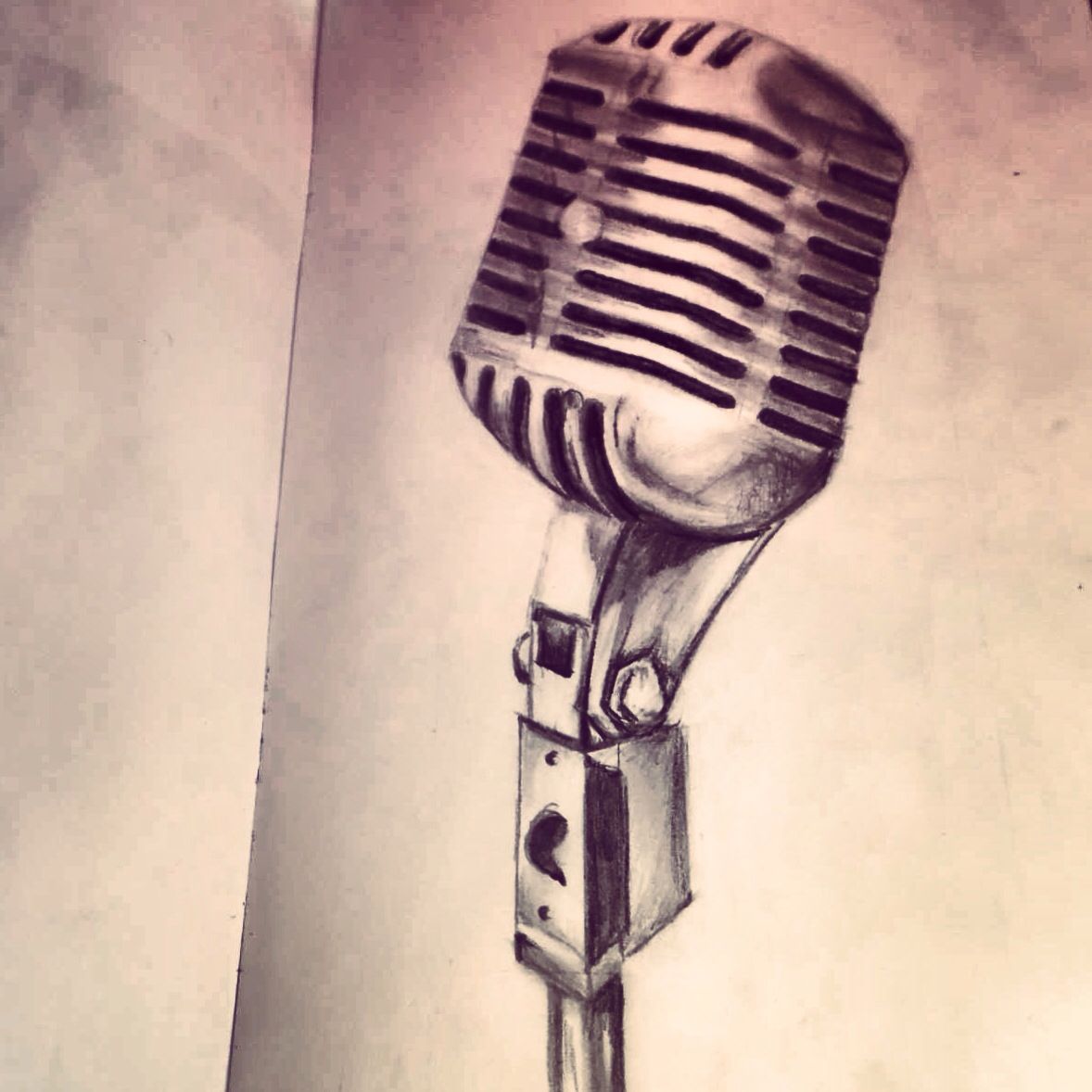 1178x1178 mic pencil drawing art that i love pencil drawings, drawings, art - Microphone Pencil Drawing