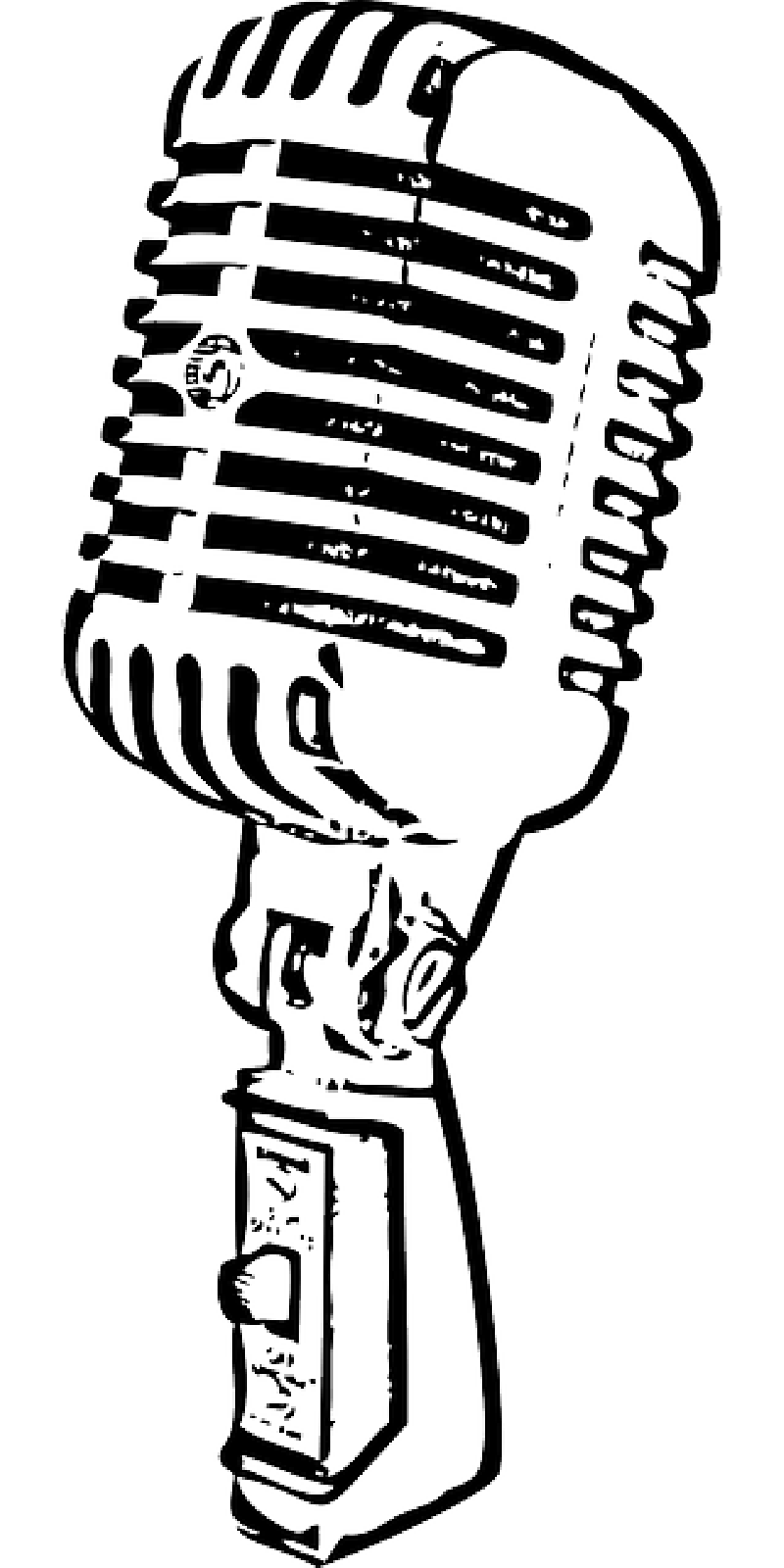 Cool Cute Microphone Drawing Easy | Armelle Jewellery