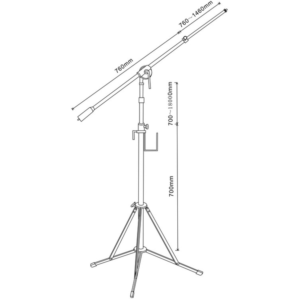 1200x1200 se electronics stand regular pro studio mic stand - Microphone Stand Drawing