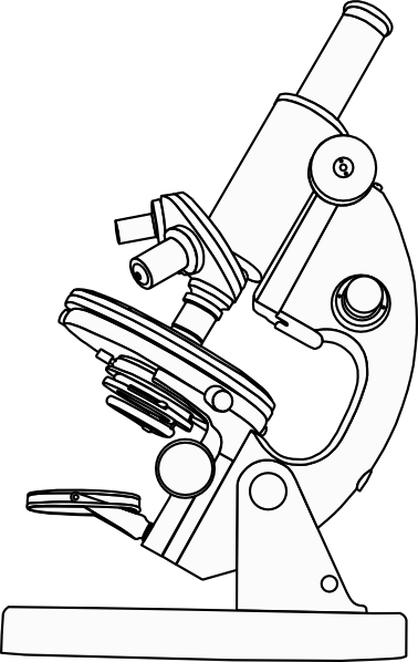 378x598 Microscope Clip Art - Microscope Drawing