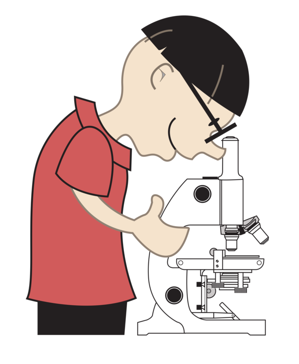 Transparent Microscope Cartoon Png - Micropedia