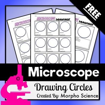 350x350 Microscope Drawing Circles Morpho Science - Microscope Drawing Circles