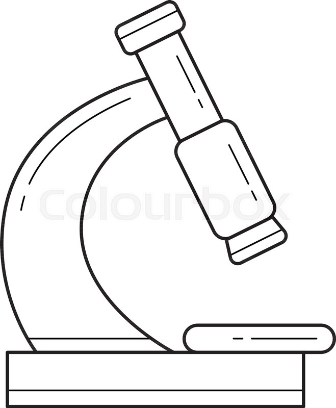 Microscope Line Drawing at Explore collection of
