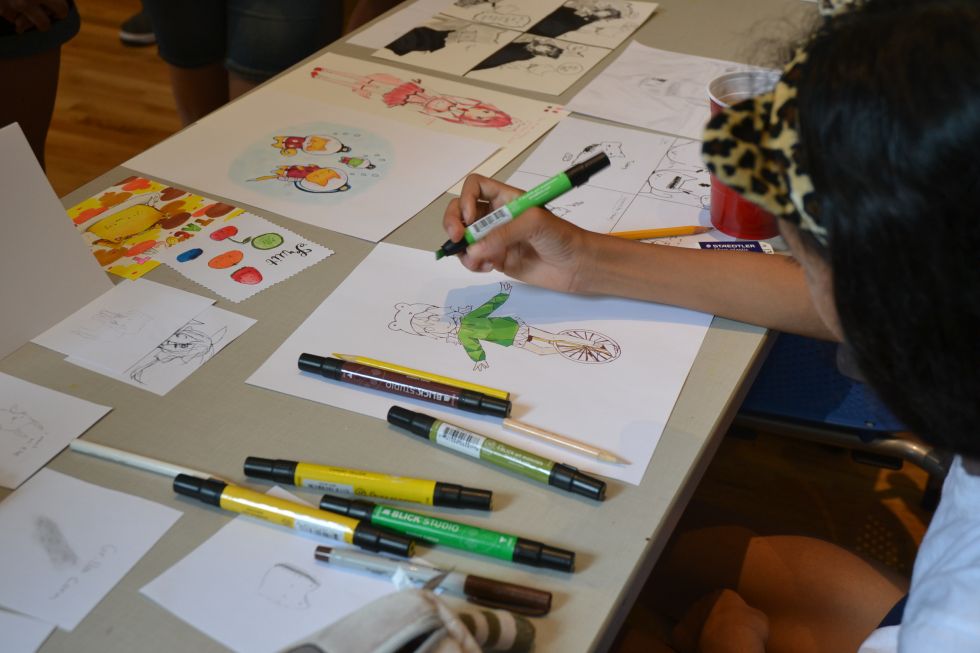 980x653 saturday classes for middle school students drawing for comics ii - Middle Drawing