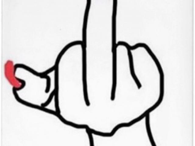 640x480 middle finger drawing - Middle Finger Drawing