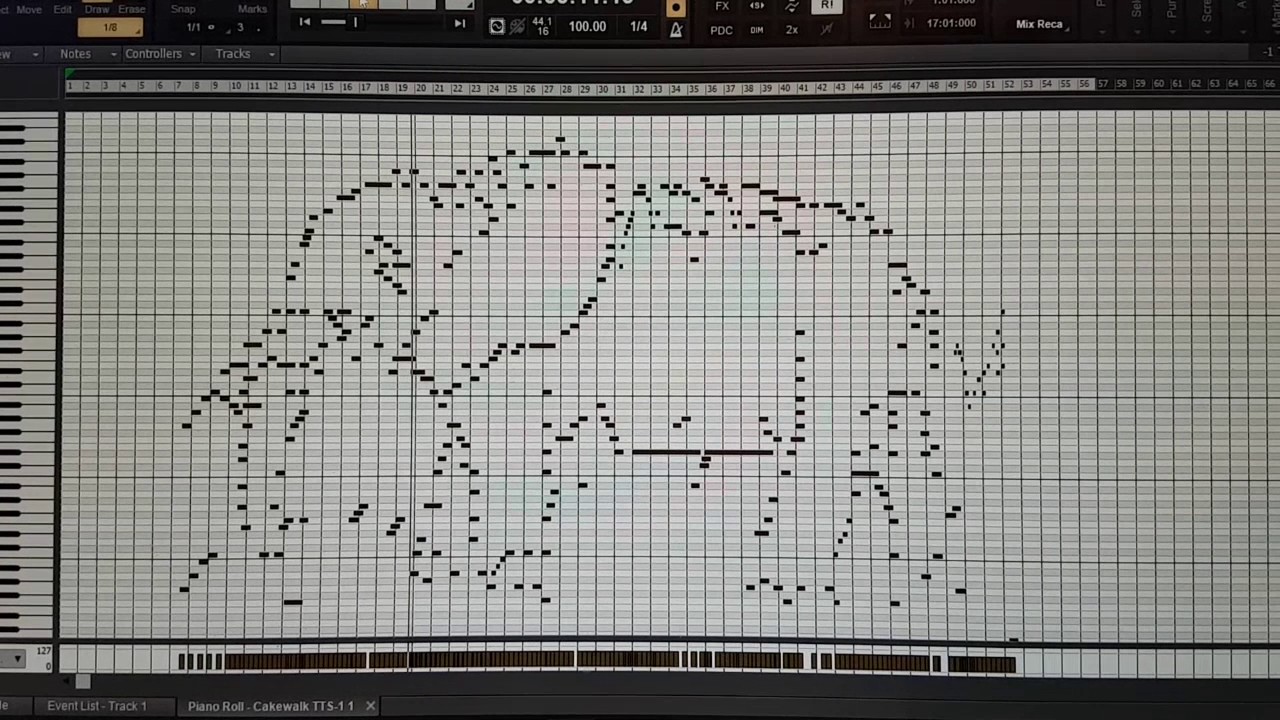 1280x720 The Elephant Rag - Midi Drawing