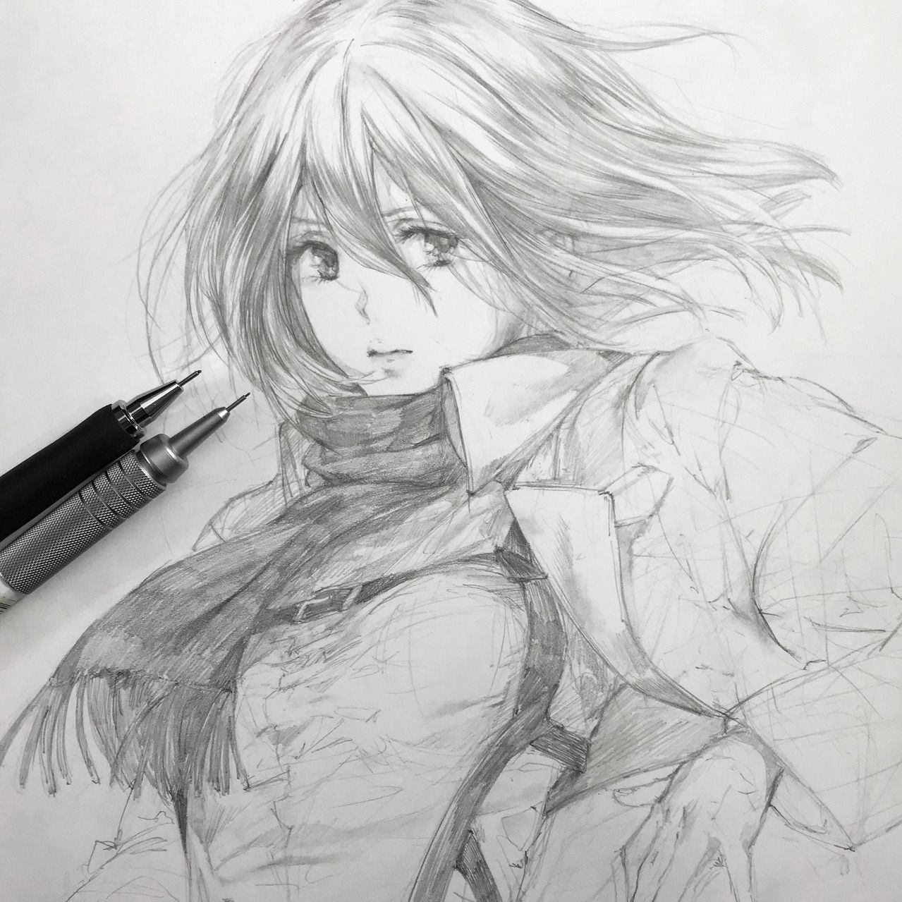 Artbyshinji Ackerman Mikasa Ackerman Attack - Mikasa Drawing. 