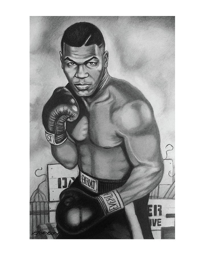 720x900 Mike Tyson Drawing - Mike Tyson Drawing