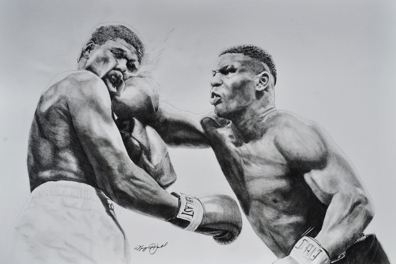 1265x843 Tyson Vs Tillis - Mike Tyson Drawing